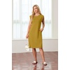 image:imageGRECERELLE 2026 Womens Summer Casual WrinkleFree Midi Dress with PocketsGinger