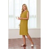 image:imageGRECERELLE 2026 Womens Summer Casual WrinkleFree Midi Dress with PocketsGinger