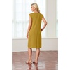 image:imageGRECERELLE 2026 Womens Summer Casual WrinkleFree Midi Dress with PocketsGinger