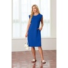 image:imageGRECERELLE 2026 Womens Summer Casual WrinkleFree Midi Dress with PocketsRoyal Blue