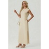 image:imageGRECERELLE 2026 Womens Summer Fall Shift Sweater Maxi Dress with PocketsApricot