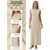 image:imageGRECERELLE 2026 Womens Summer Fall Shift Sweater Maxi Dress with PocketsApricot