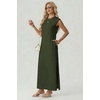 image:imageGRECERELLE 2026 Womens Summer Fall Shift Sweater Maxi Dress with PocketsArmy Green