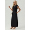 image:imageGRECERELLE 2026 Womens Summer Fall Shift Sweater Maxi Dress with PocketsBlack