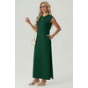 image:imageGRECERELLE 2026 Womens Summer Fall Shift Sweater Maxi Dress with PocketsDark Green
