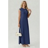 image:imageGRECERELLE 2026 Womens Summer Fall Shift Sweater Maxi Dress with PocketsDenim Blue