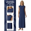 image:imageGRECERELLE 2026 Womens Summer Fall Shift Sweater Maxi Dress with PocketsDenim Blue