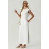 image:imageGRECERELLE 2026 Womens Summer Fall Shift Sweater Maxi Dress with PocketsWhite