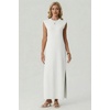 image:imageGRECERELLE 2026 Womens Summer Fall Shift Sweater Maxi Dress with PocketsWhite