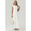 image:imageGRECERELLE 2026 Womens Summer Fall Shift Sweater Maxi Dress with PocketsWhite