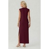 image:imageGRECERELLE 2026 Womens Summer Fall Shift Sweater Maxi Dress with PocketsWine Red