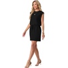 image:imageGRECERELLE 2026 Womens Summer Tie Waist Casual T Shirt Dress with PocketsBlack