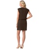 image:imageGRECERELLE 2026 Womens Summer Tie Waist Casual T Shirt Dress with PocketsDark Coffee