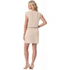 image:imageGRECERELLE 2026 Womens Summer Tie Waist Casual T Shirt Dress with PocketsOatmeal