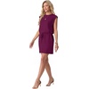 image:imageGRECERELLE 2026 Womens Summer Tie Waist Casual T Shirt Dress with PocketsPitaya