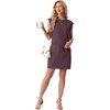 image:imageGRECERELLE 2026 Womens Summer Tie Waist Casual T Shirt Dress with PocketsRosewood