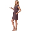 image:imageGRECERELLE 2026 Womens Summer Tie Waist Casual T Shirt Dress with PocketsRosewood