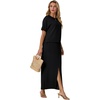 image:imageGRECERELLE 2026 Womens Summer WrinkleFree 2 Piece Skirt Sets with PocketsBlack