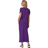 image:imageGRECERELLE 2026 Womens Summer WrinkleFree 2 Piece Skirt Sets with PocketsDark Purple