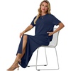 image:imageGRECERELLE 2026 Womens Summer WrinkleFree 2 Piece Skirt Sets with PocketsNavy Blue