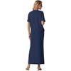 image:imageGRECERELLE 2026 Womens Summer WrinkleFree 2 Piece Skirt Sets with PocketsNavy Blue