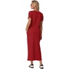 image:imageGRECERELLE 2026 Womens Summer WrinkleFree 2 Piece Skirt Sets with PocketsRed