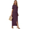 image:imageGRECERELLE 2026 Womens Summer WrinkleFree 2 Piece Skirt Sets with PocketsRosewood