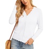 image:imageGRECERELLE Cardigan Sweaters for Women Lightweight 2026 Fall Outfits01 White
