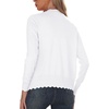 image:imageGRECERELLE Cardigan Sweaters for Women Lightweight 2026 Fall Outfits01 White