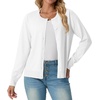 image:imageGRECERELLE Cardigan Sweaters for Women Lightweight 2026 Fall OutfitsAwhite