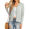 image:imageGRECERELLE Cardigan Sweaters for Women Lightweight 2026 Fall OutfitsBean Green