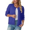 image:imageGRECERELLE Cardigan Sweaters for Women Lightweight 2026 Fall OutfitsBright Blue