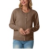 image:imageGRECERELLE Cardigan Sweaters for Women Lightweight 2026 Fall OutfitsBrown