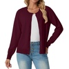 image:imageGRECERELLE Cardigan Sweaters for Women Lightweight 2026 Fall OutfitsBurgundy