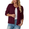 image:imageGRECERELLE Cardigan Sweaters for Women Lightweight 2026 Fall OutfitsBurgundy