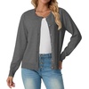 image:imageGRECERELLE Cardigan Sweaters for Women Lightweight 2026 Fall OutfitsCharcoal