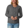 image:imageGRECERELLE Cardigan Sweaters for Women Lightweight 2026 Fall OutfitsCharcoal