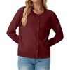 image:imageGRECERELLE Cardigan Sweaters for Women Lightweight 2026 Fall OutfitsCherry Red