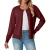 image:imageGRECERELLE Cardigan Sweaters for Women Lightweight 2026 Fall OutfitsCherry Red
