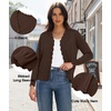 image:imageGRECERELLE Cardigan Sweaters for Women Lightweight 2026 Fall OutfitsCoffee