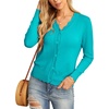 image:imageGRECERELLE Cardigan Sweaters for Women Lightweight 2026 Fall OutfitsCyan