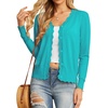 image:imageGRECERELLE Cardigan Sweaters for Women Lightweight 2026 Fall OutfitsCyan