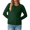 image:imageGRECERELLE Cardigan Sweaters for Women Lightweight 2026 Fall OutfitsDark Green