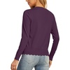 image:imageGRECERELLE Cardigan Sweaters for Women Lightweight 2026 Fall OutfitsDark Purple Gray
