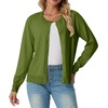 image:imageGRECERELLE Cardigan Sweaters for Women Lightweight 2026 Fall OutfitsDill Green