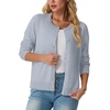 image:imageGRECERELLE Cardigan Sweaters for Women Lightweight 2026 Fall OutfitsGrey Blue