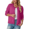 image:imageGRECERELLE Cardigan Sweaters for Women Lightweight 2026 Fall OutfitsHot Pink