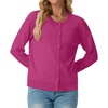 image:imageGRECERELLE Cardigan Sweaters for Women Lightweight 2026 Fall OutfitsHot Pink
