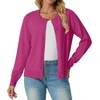 image:imageGRECERELLE Cardigan Sweaters for Women Lightweight 2026 Fall OutfitsHot Pink