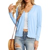 image:imageGRECERELLE Cardigan Sweaters for Women Lightweight 2026 Fall OutfitsLight Blue